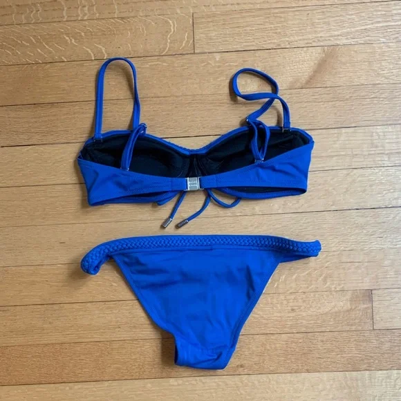 Heidi Klein Blue Bikini Set 1 - Picture 2 of 5
